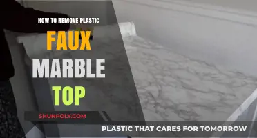 Easy DIY Guide: Removing Plastic Faux Marble Tops Safely and Effectively