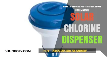 Easy Steps to Remove Plastic Film from Poolmaster Solar Chlorine Dispenser