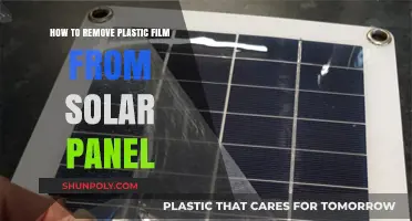 Efficiently Removing Plastic Film from Solar Panels: A Step-by-Step Guide