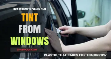 Easy Steps to Remove Plastic Film Tint from Windows