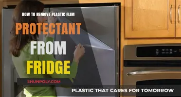 Easy Steps to Remove Plastic Film Protectant from Your Fridge