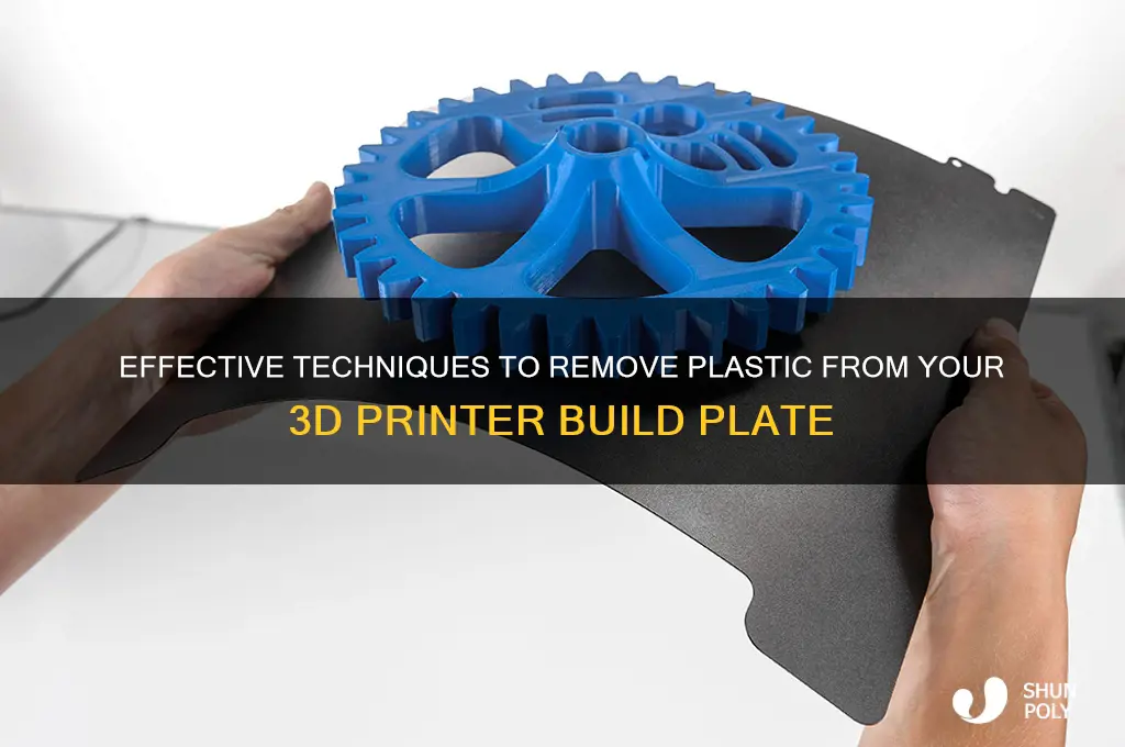 how to remove plastic from build plate