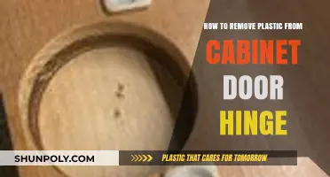 Quick Fix: Removing Plastic from Cabinet Door Hinges Easily