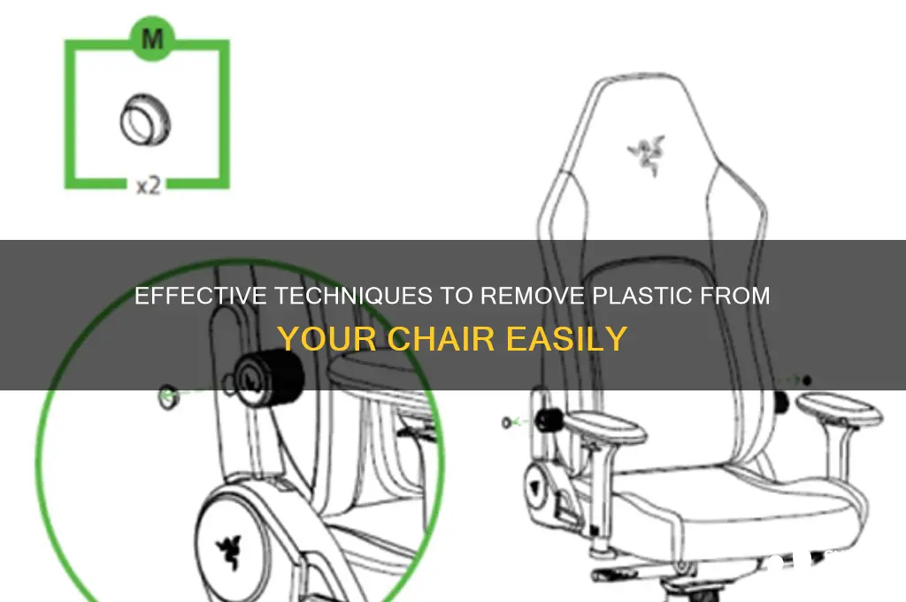 how to remove plastic from chair