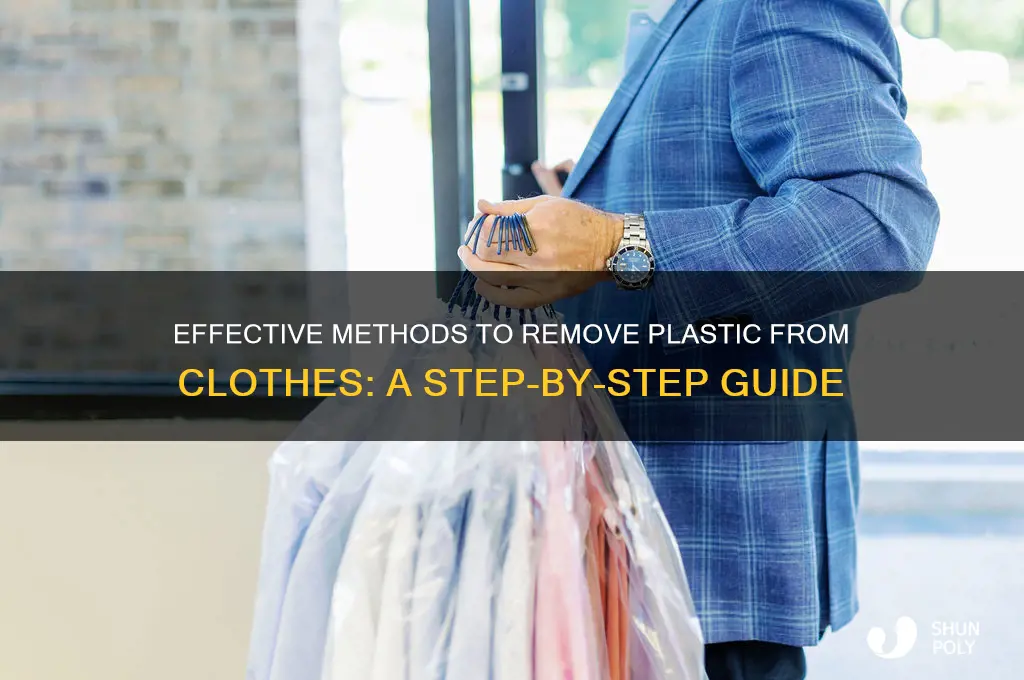 how to remove plastic from clothes