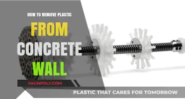 Effective Techniques to Remove Plastic from Concrete Walls Easily