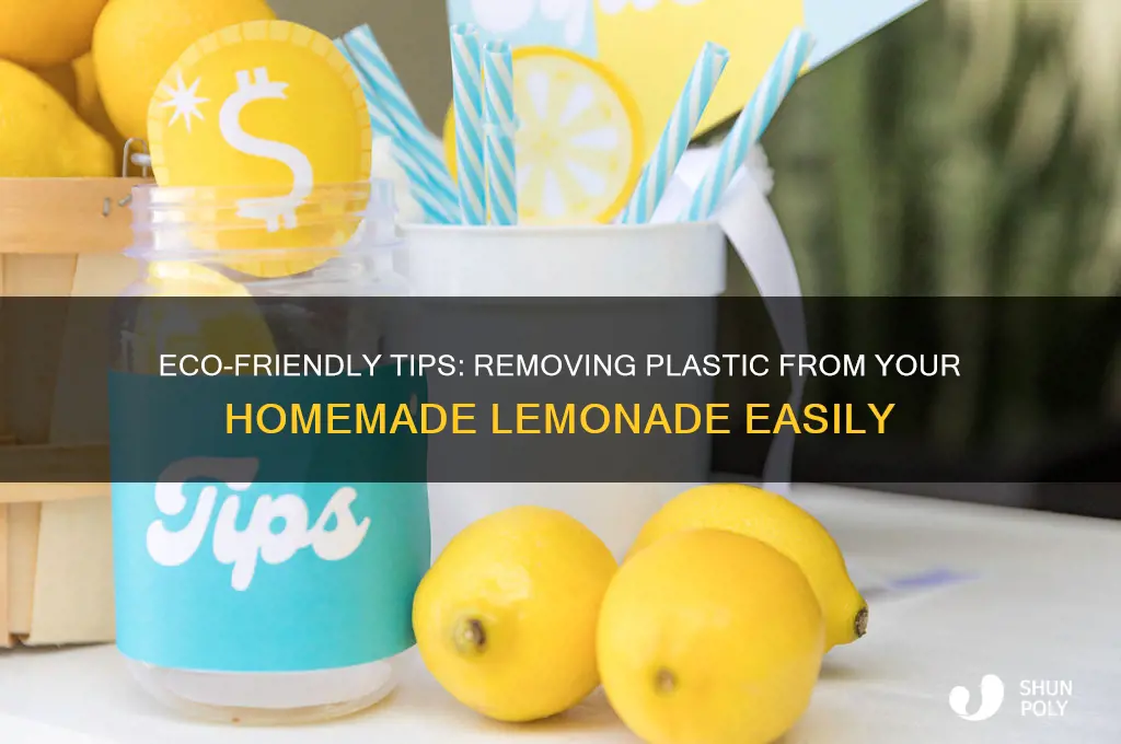 how to remove plastic from emonade