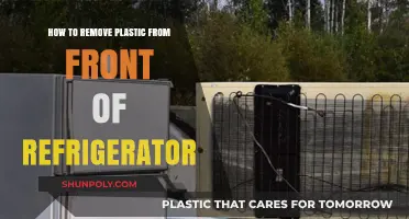 Easy Steps to Remove Plastic from Your Refrigerator Front