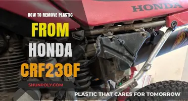 Step-by-Step Guide: Removing Plastic Parts from Your Honda CRF230F