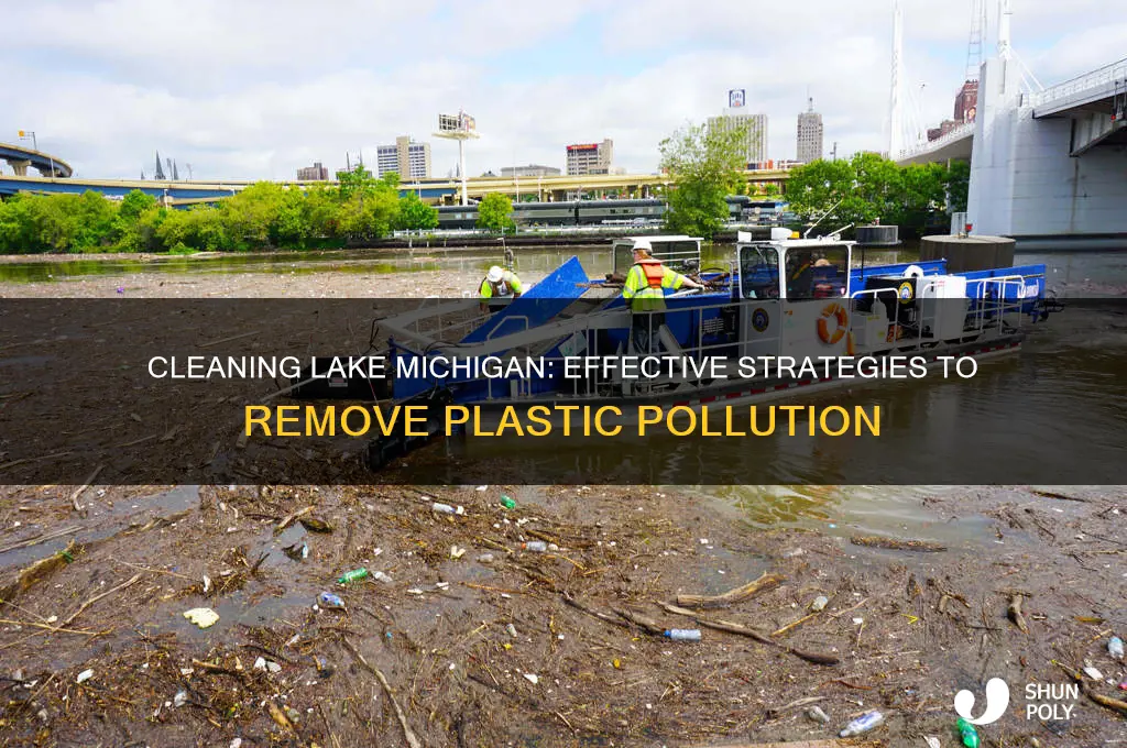 how to remove plastic from lake michigan