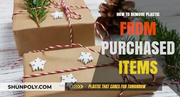 Eco-Friendly Unwrapping: Removing Plastic from Purchased Items Effortlessly