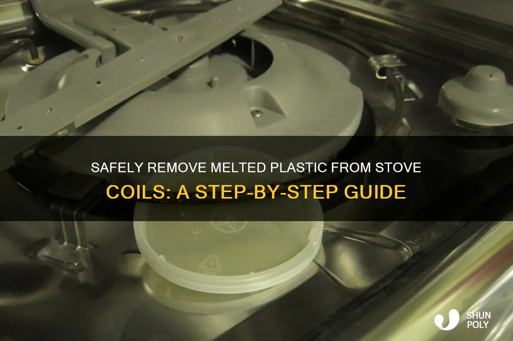 how to remove plastic from stove coil