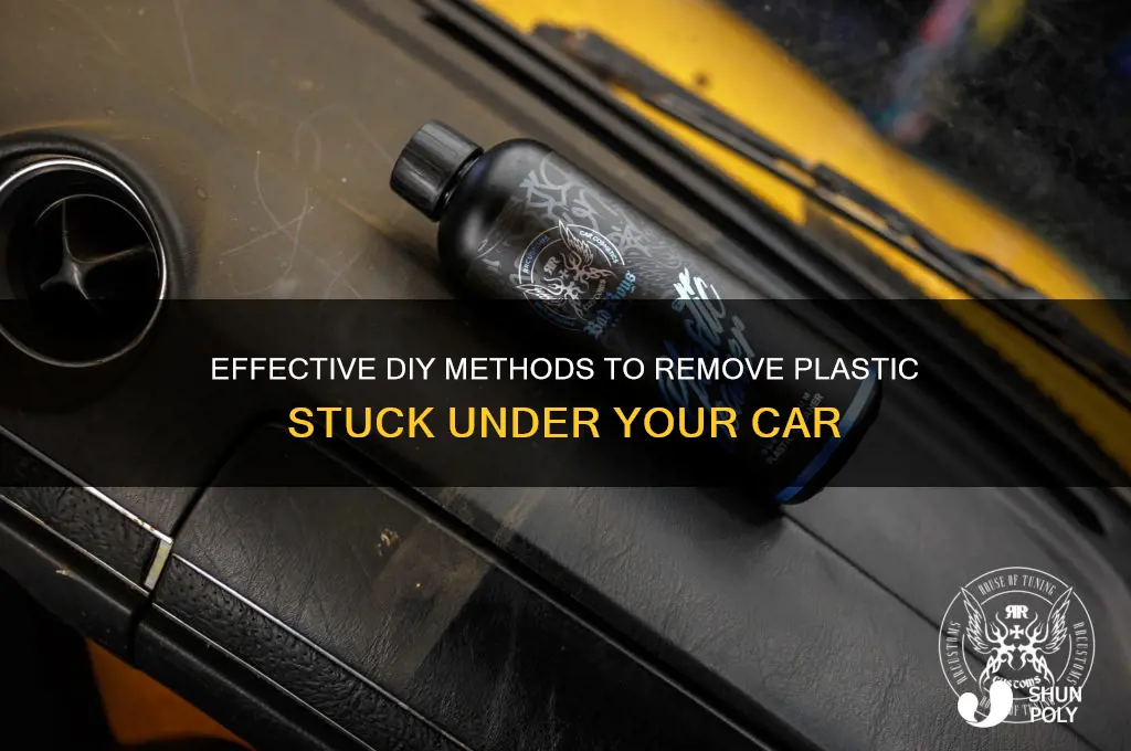 how to remove plastic from under car
