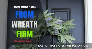 Eco-Friendly Tips: Removing Plastic from Wreath Firm Effectively