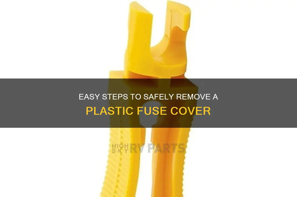 how to remove plastic fuse cover