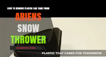 Step-by-Step Guide: Removing Plastic Gas Tank from Ariens Snow Thrower