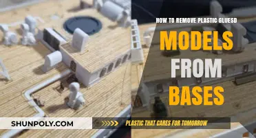 Efficiently Removing Glued Plastic Models from Bases: A Step-by-Step Guide