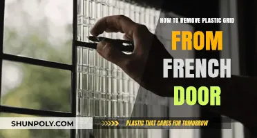 Easy Steps to Remove Plastic Grid from French Door