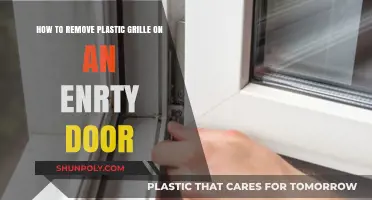 Easy Steps to Remove Plastic Grille from Entry Door