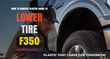 Easy Steps to Remove Plastic Guide for Lowering F350 Tires