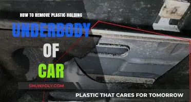 DIY Guide: Removing Plastic Underbody Panels from Your Car Safely