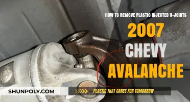 Removing Plastic-Injected U-Joints in a 2007 Chevy Avalanche: A Step-by-Step Guide
