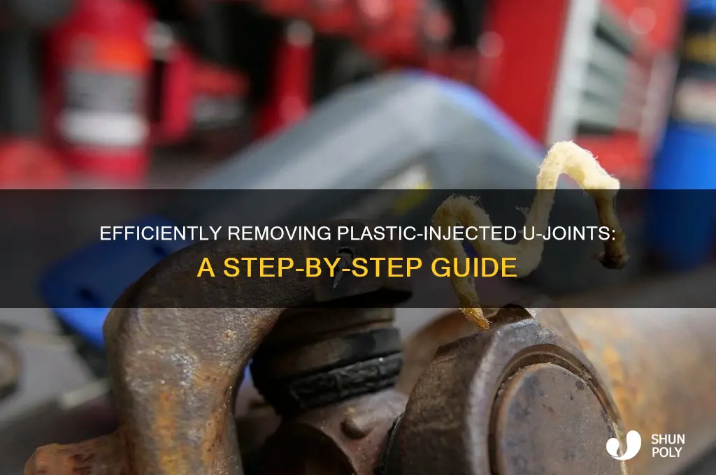 how to remove plastic injected u joints