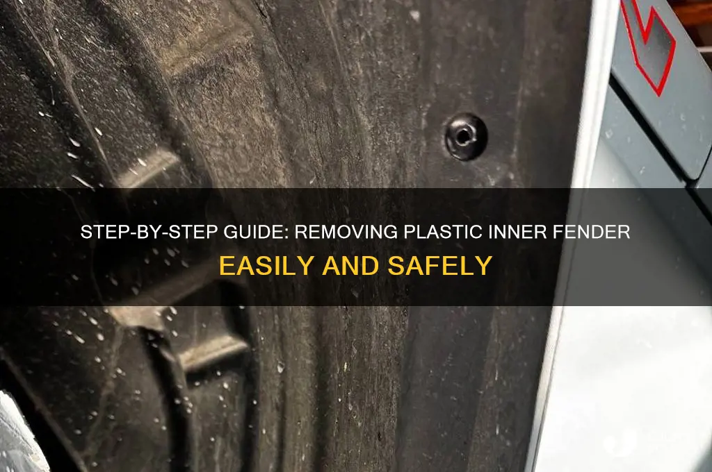 how to remove plastic inner fender