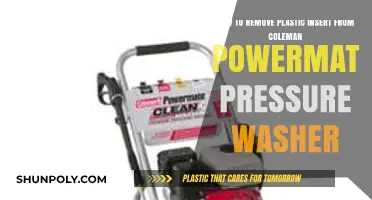 Easy Steps to Remove Plastic Insert from Coleman Powermate Pressure Washer