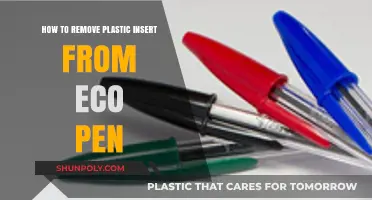 Eco-Friendly Fix: Removing Plastic Inserts from Your Eco Pen Easily