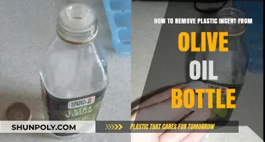Easy Steps to Remove Plastic Insert from Olive Oil Bottle