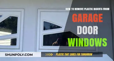 Easy Steps to Remove Plastic Inserts from Garage Door Windows
