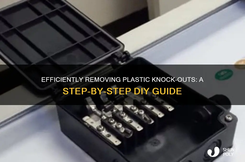 how to remove plastic knock-outs