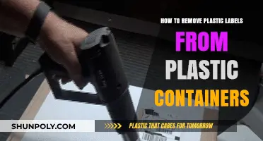 Effortless Ways to Remove Plastic Labels from Containers Easily