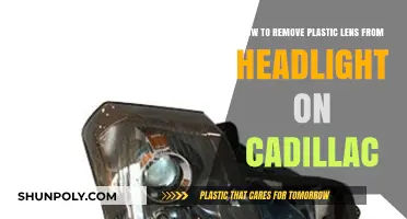 Easy Guide to Removing Plastic Lens from Cadillac Headlight
