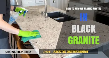 Effective Methods to Remove Melted Plastic from Black Granite Surfaces