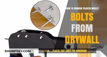 Easy Guide: Removing Plastic Molly Bolts from Drywall Without Damage