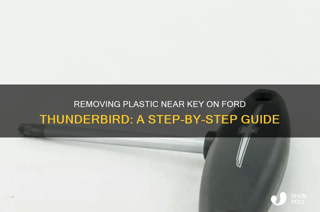 how to remove plastic near key ford thunderbird