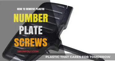 Efficiently Removing Plastic Number Plate Screws: A Step-by-Step Guide