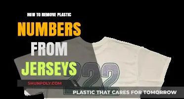 Easy Steps to Remove Plastic Numbers from Jerseys at Home