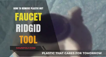 Removing Plastic Nut Faucets with Ridgid Tools: A Step-by-Step Guide