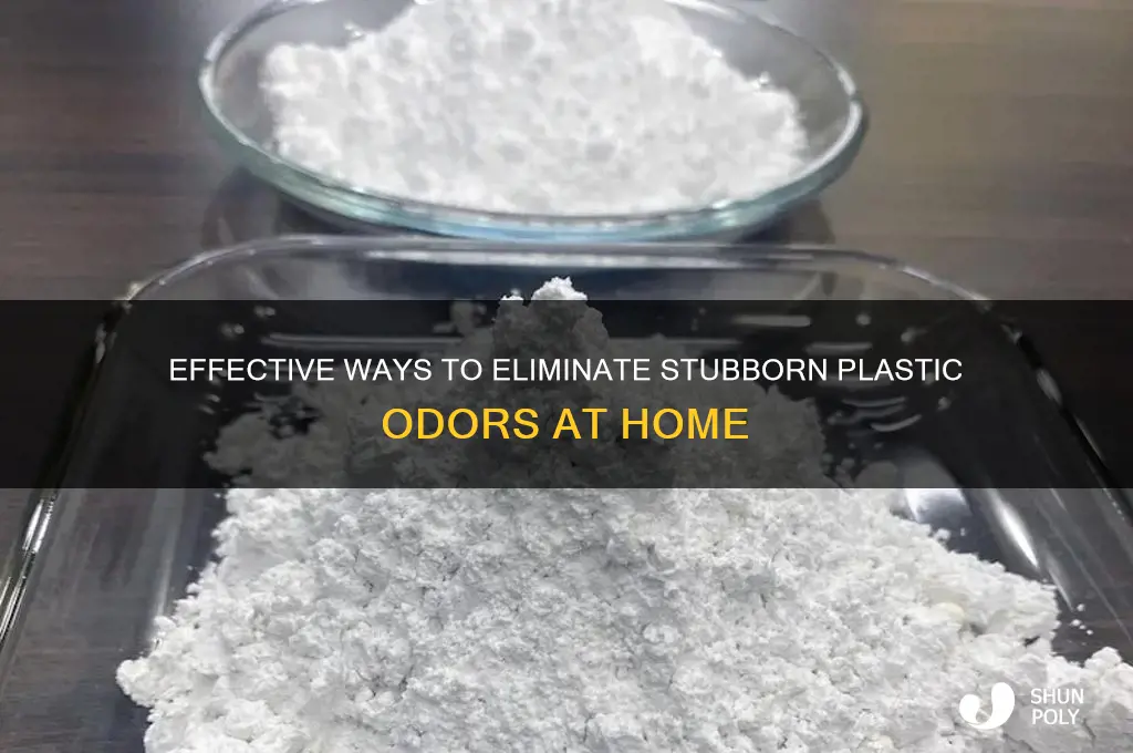 how to remove plastic odor