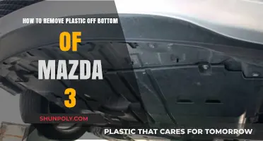 Easy Steps to Remove Plastic from Mazda 3's Underbody