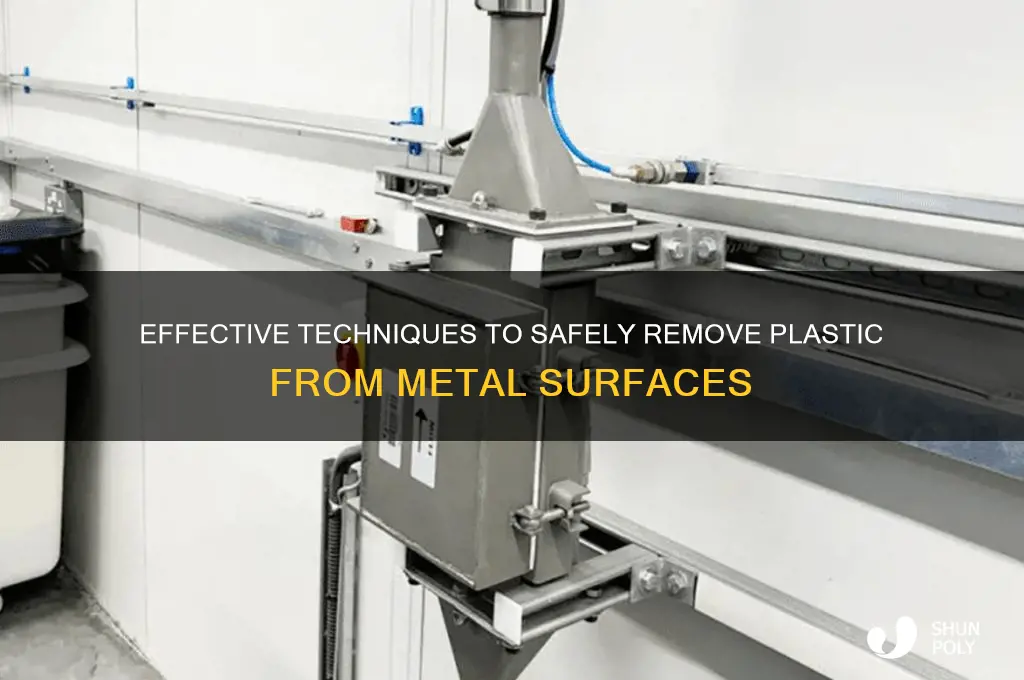 how to remove plastic off metal