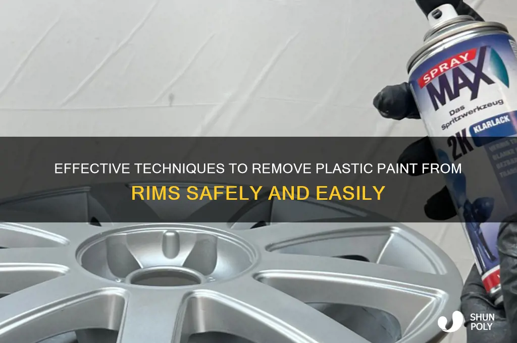 how to remove plastic paint from rims