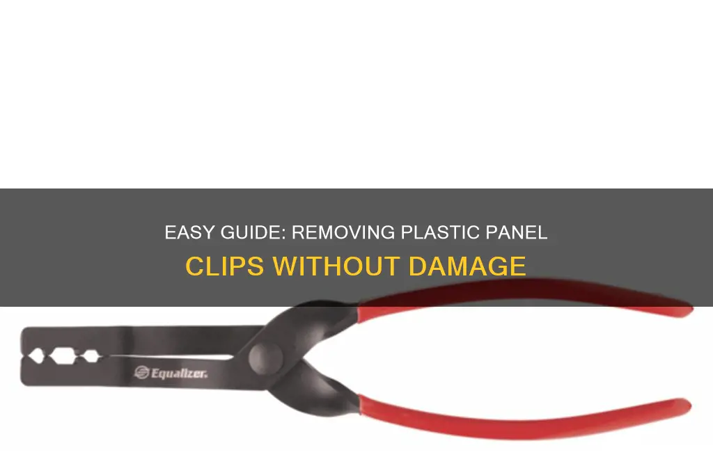 how to remove plastic panel clips