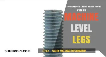 Easy Steps to Remove Plastic Parts from Washing Machine Level Legs
