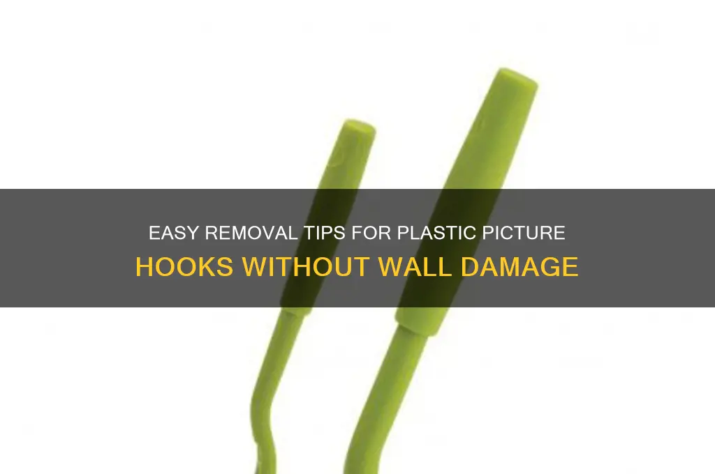 how to remove plastic picture hooks
