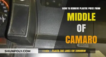 Removing the Center Plastic Piece from Your Camaro: A Step-by-Step Guide
