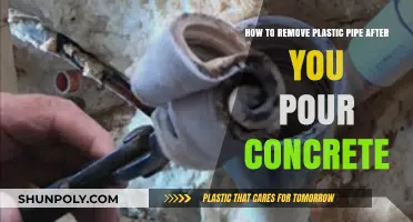 Removing Embedded Plastic Pipes from Concrete: A Step-by-Step Guide